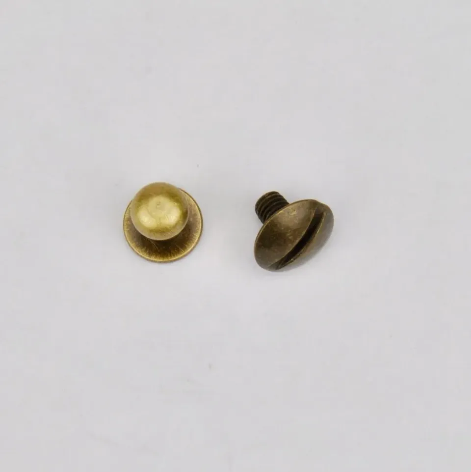 Leather House Habto Copper Collar Button 5 mm koper per stuk