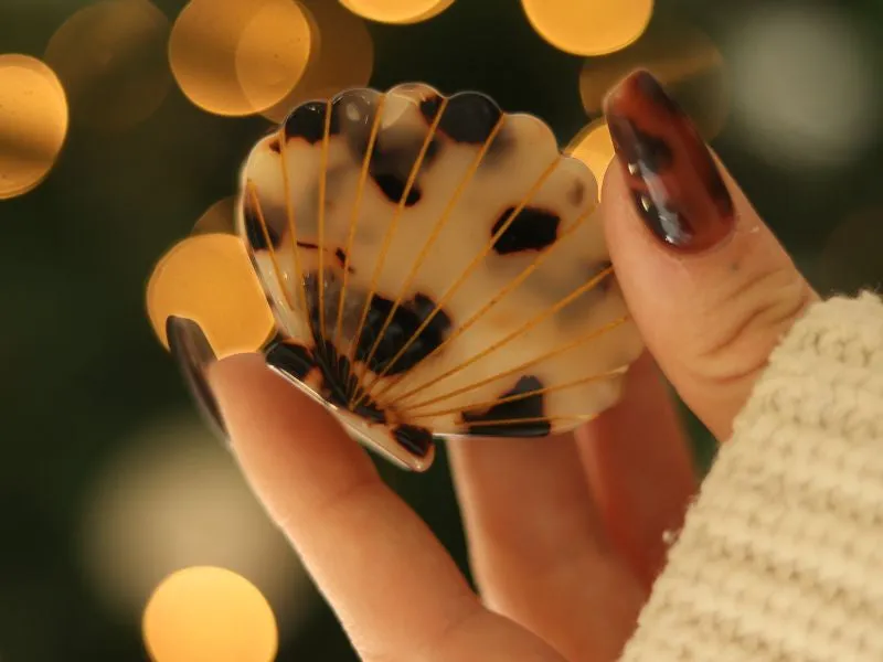 La Petite Epicerie Coquillage Ecaille haarclip schildpad