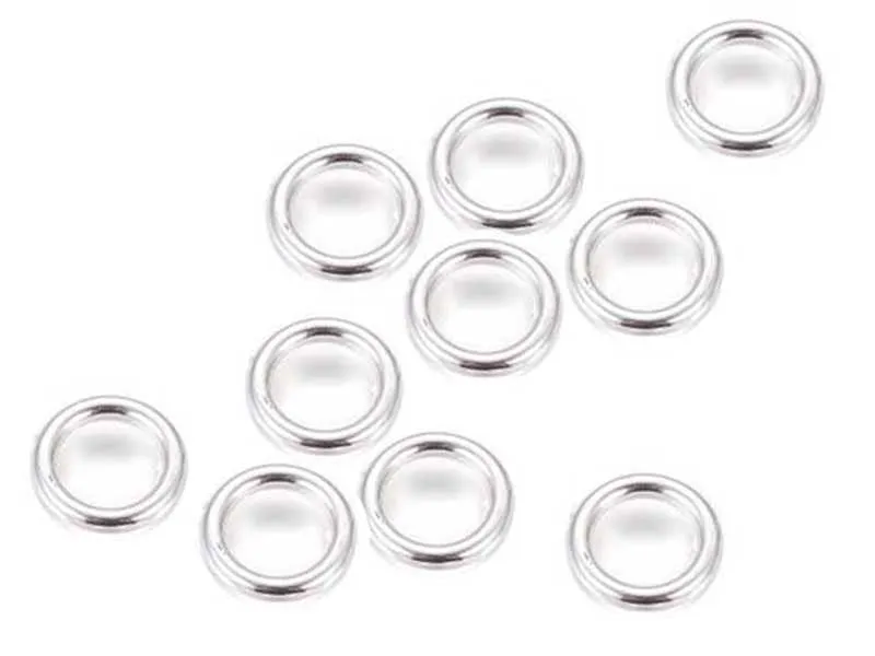 La Petite Epicerie ringetjes zilver 5 mm 10 stuks