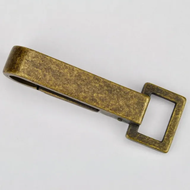 Leather House Musketonhaak 15 mm tasaccessoire messing 2 stuks