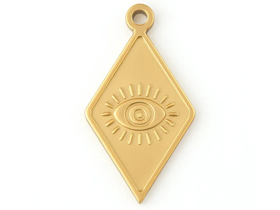 La Petite Epicerie Losange Oog bedel goud rvs