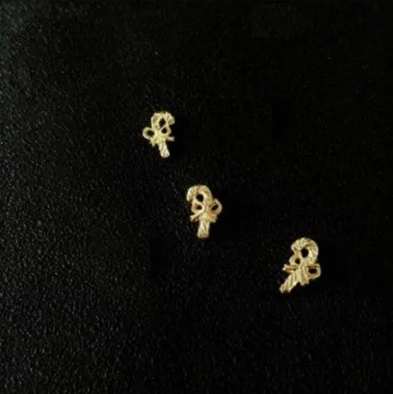 Bijounique Deco charms Kerst zakje 3 stuks 2 x 1 cm