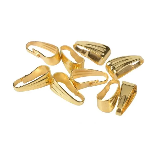 Bijounique Bails hangerbevestiging 8 mm 5 stuks zilver