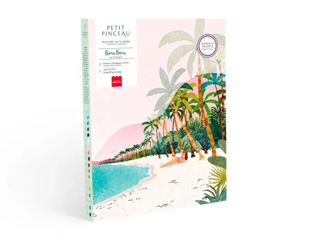 Petit Pinceau Bora Bora schilderen op nummer Tania Garcia