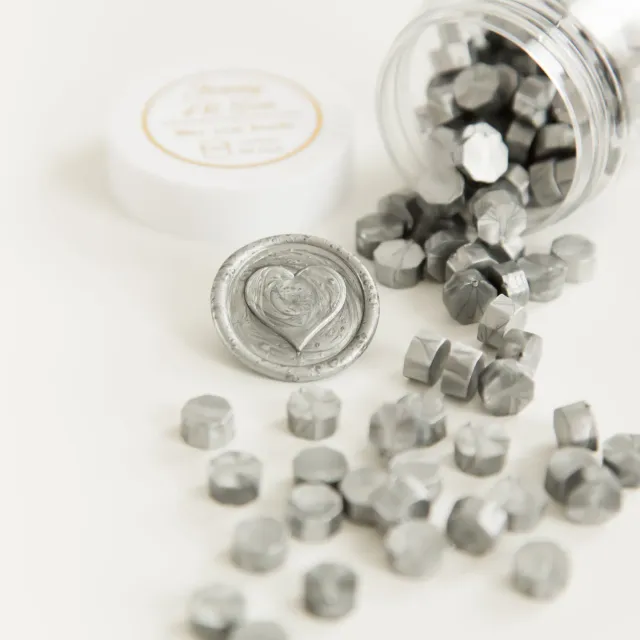 Jessy at Sea Silver zegellak kralen zilver 100 stuks metallic