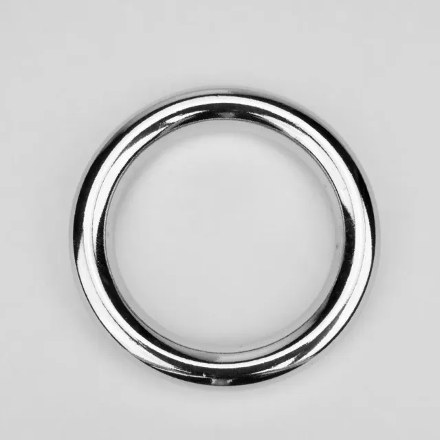 Leather House Ring Silver 50 mm metaal 10 mm dik