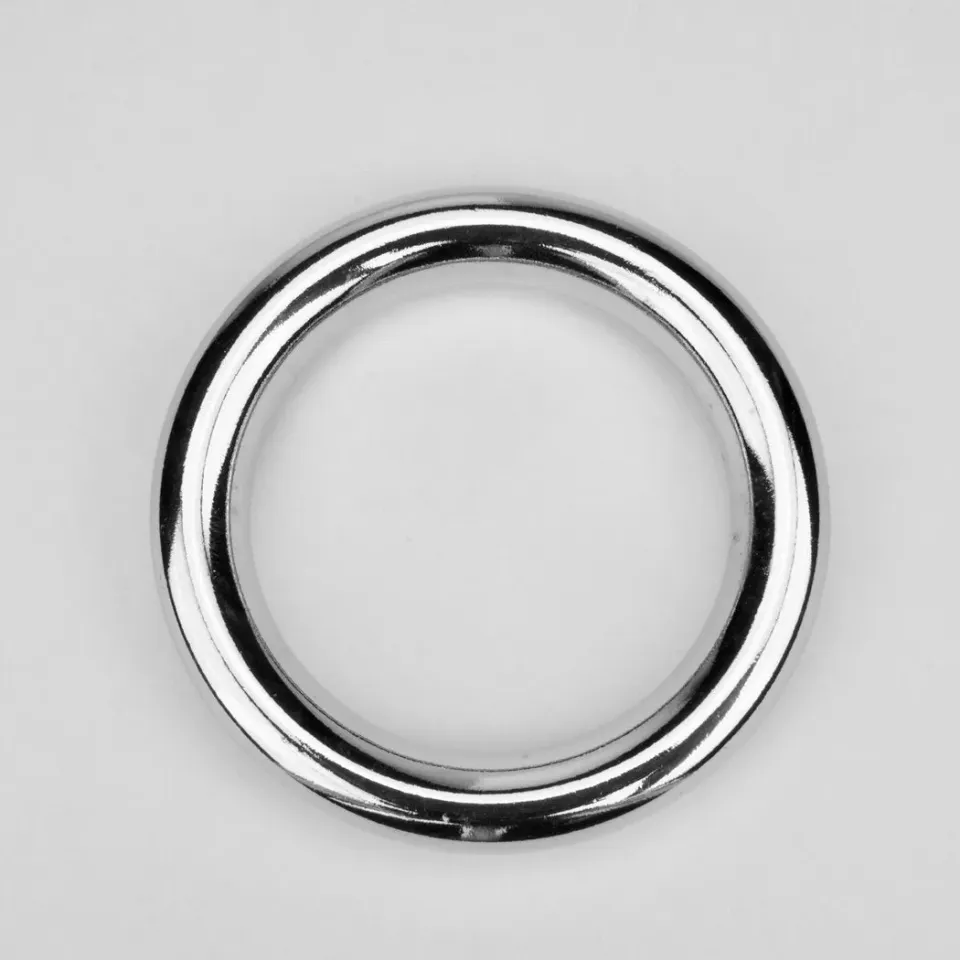 Leather House Ring Silver 50 mm metaal 10 mm dik