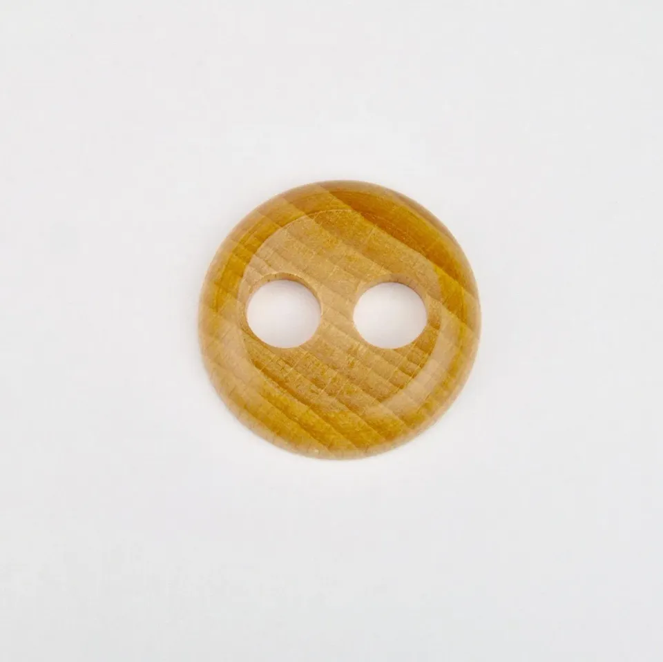 Leather House Wooden Buttons 38mm houten knoop blanko