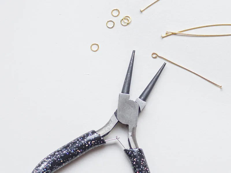 La Petite Epicerie rondbektang sieraden glitter rond