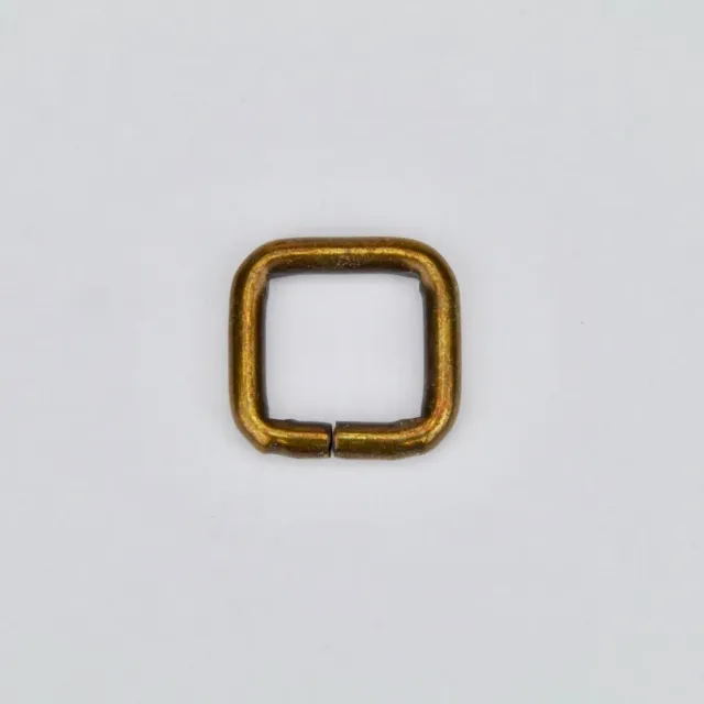 Leather House Square Ring ring oudgoud 15 mm vierkant