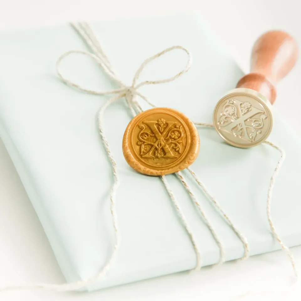 Jessy at Sea Letter X lakzegel stempel 25 mm