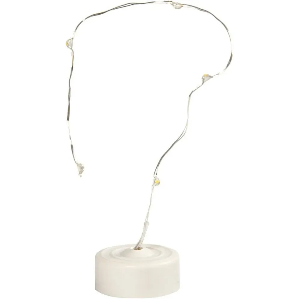 Bijounique LED Lichtsnoer 6 LEDs 27 cm batterij