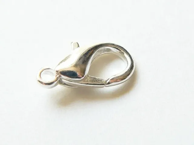 La Petite Epicerie karabijnslotjes 12 mm zilver 10 stuks