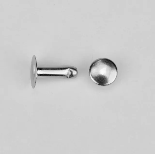 Leather House Rivet 33-10 holniet zilver per stuk
