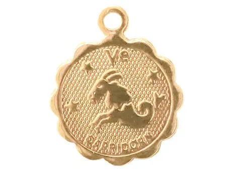 La Petite Epicerie Astro Capricorne medaille hanger goud 1,2 cm