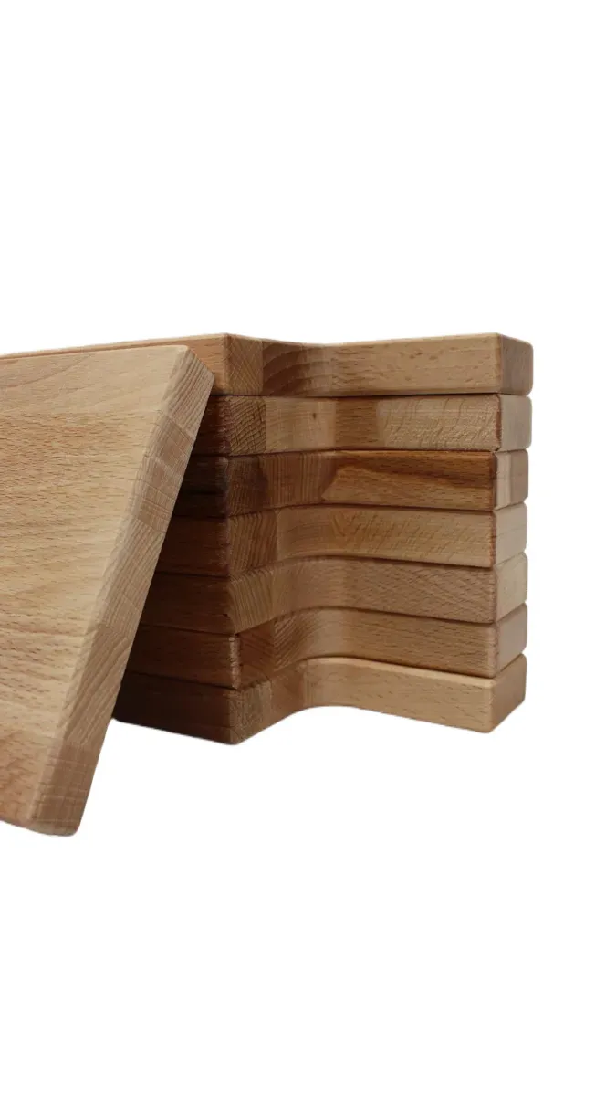 Astrid Brouwers snijplank beukenhout lang 47,5x15 cm