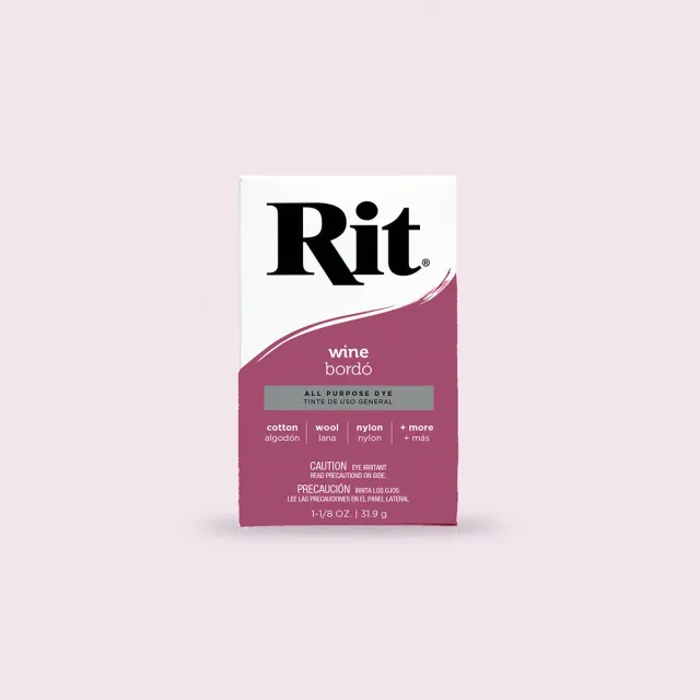 Rit All-Purpose Wine textielverf poeder bordeaux