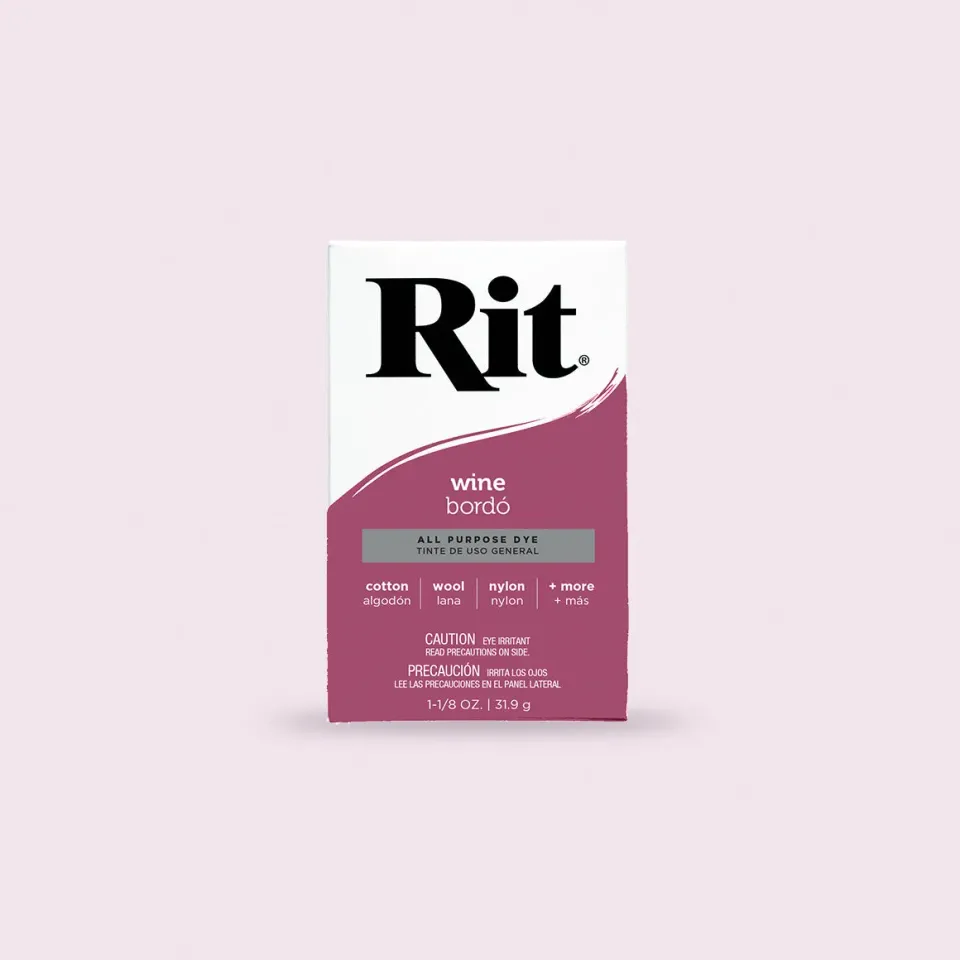 Rit All-Purpose Wine textielverf poeder bordeaux