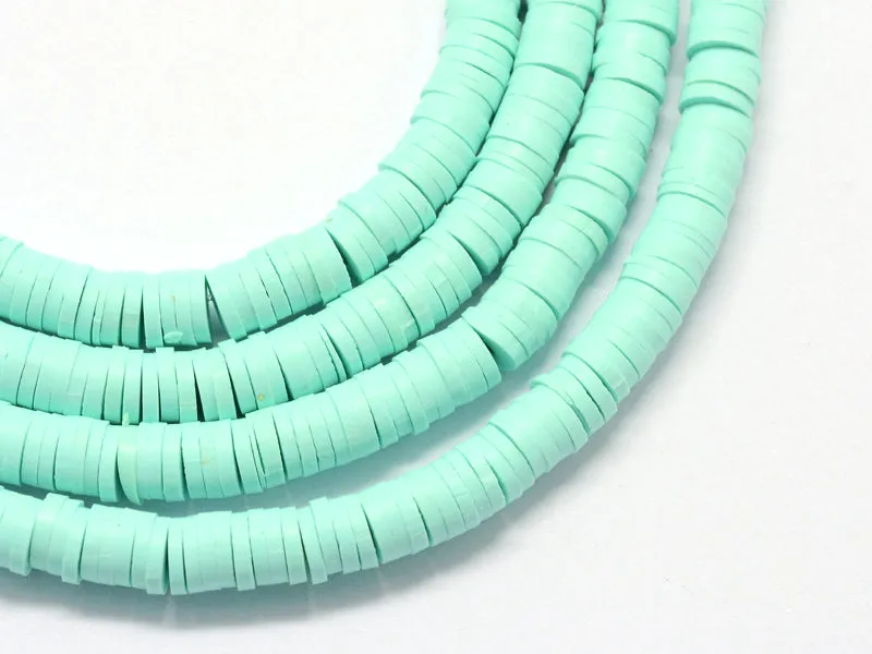 La Petite Epicerie Heishi kralen 6 mm doos 200 stuks blauw groen