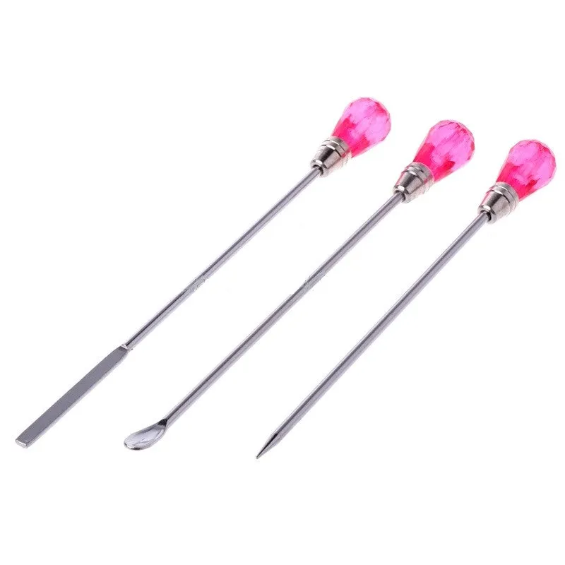 Bijounique Resin Tool Set 3-delig roze 10 cm gereedschap