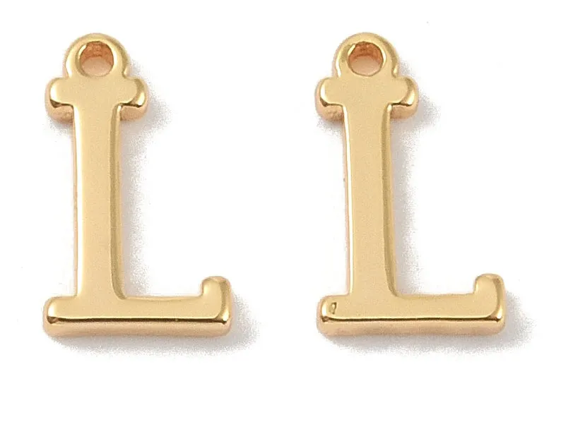 La Petite Epicerie letter L bedel goud per stuk 10 mm