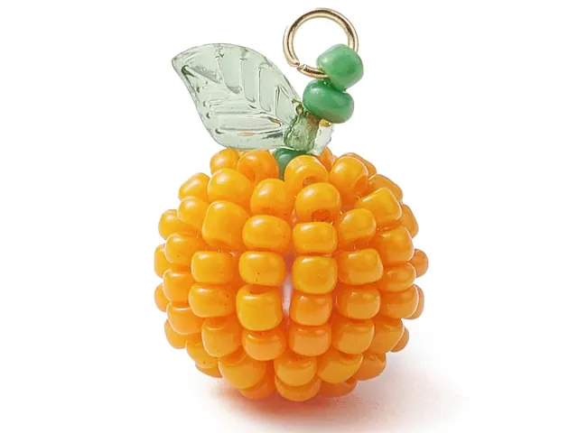 La Petite Epicerie hanger sinaasappel rocaille oranje 21,5mm