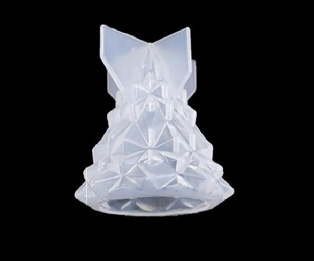 Bijounique X7 Kerstboom 3D siliconen gietmal 6 cm
