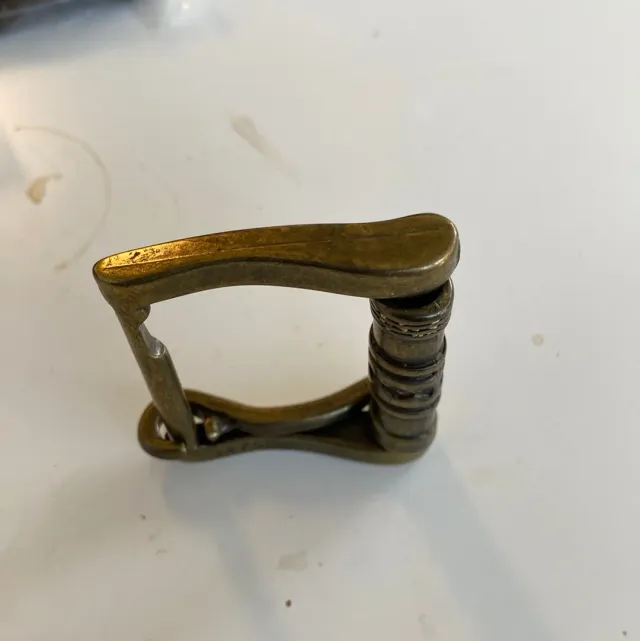 Leather House Bronze Buckle 40mm gesp brons vintage