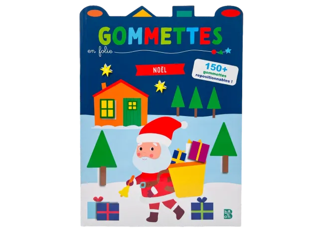 La Petite Epicerie stickerboek kerst gommettes en folie