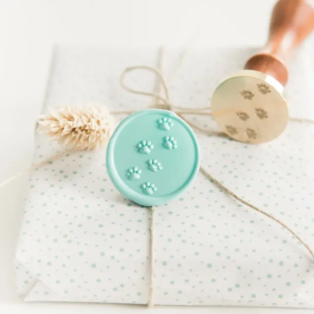 Jessy at Sea 3D Paws wax stempel 30 mm hondenpoot