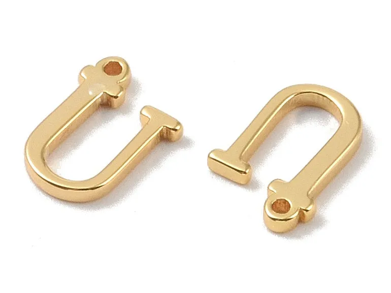 La Petite Epicerie letter U bedel goud per stuk