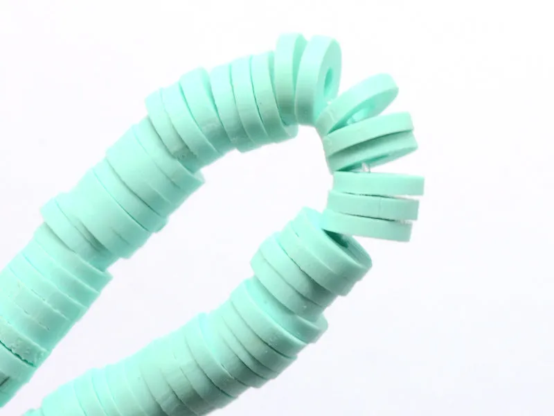 La Petite Epicerie Heishi kralen 6 mm doos 200 stuks blauw groen
