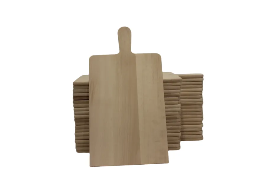 Astrid Brouwers kaasplank beukenhout handvat 30x20 cm