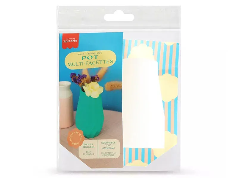 La Petite Epicerie Pot siliconen mal facet 7,5 cm