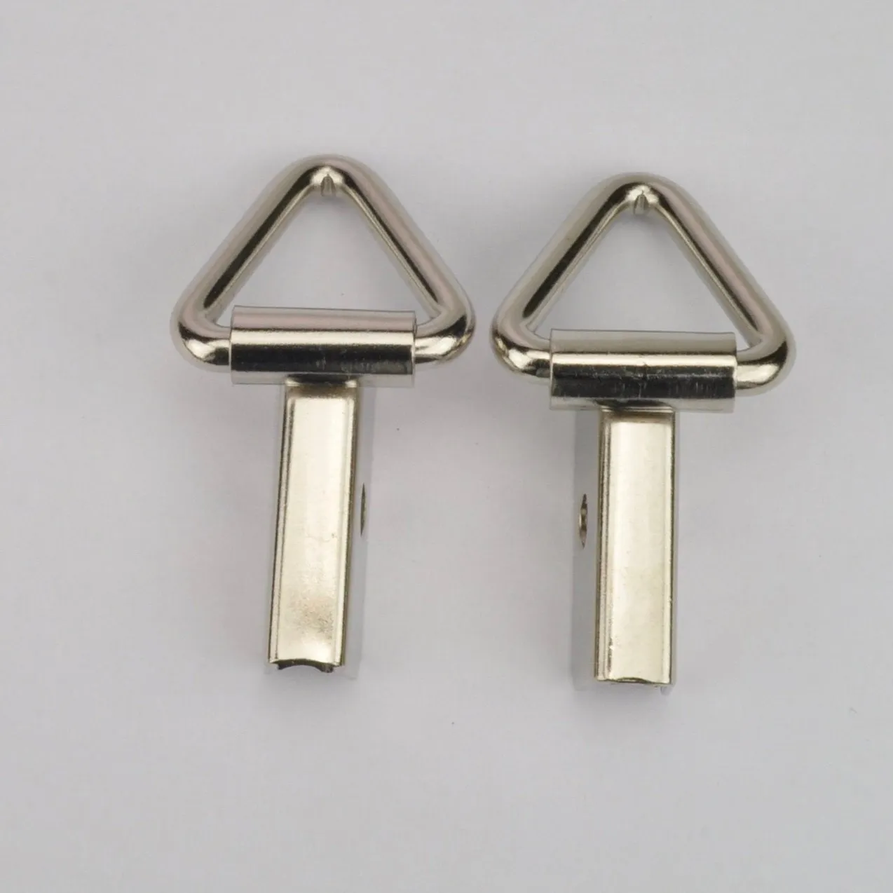 Leather House Souffle Hook Haak 30x20 mm Zwart 2 stuks