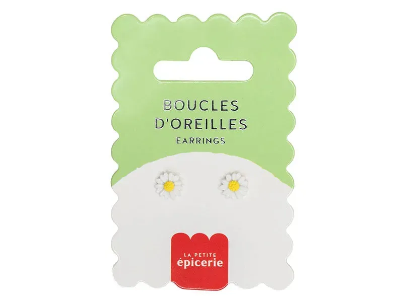 La Petite Epicerie Pâquerette oorknopjes porselein madelief