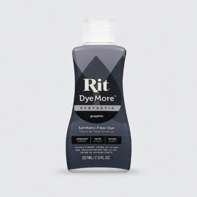 Rit DyeMore Graphite textielverf synthetisch grijs
