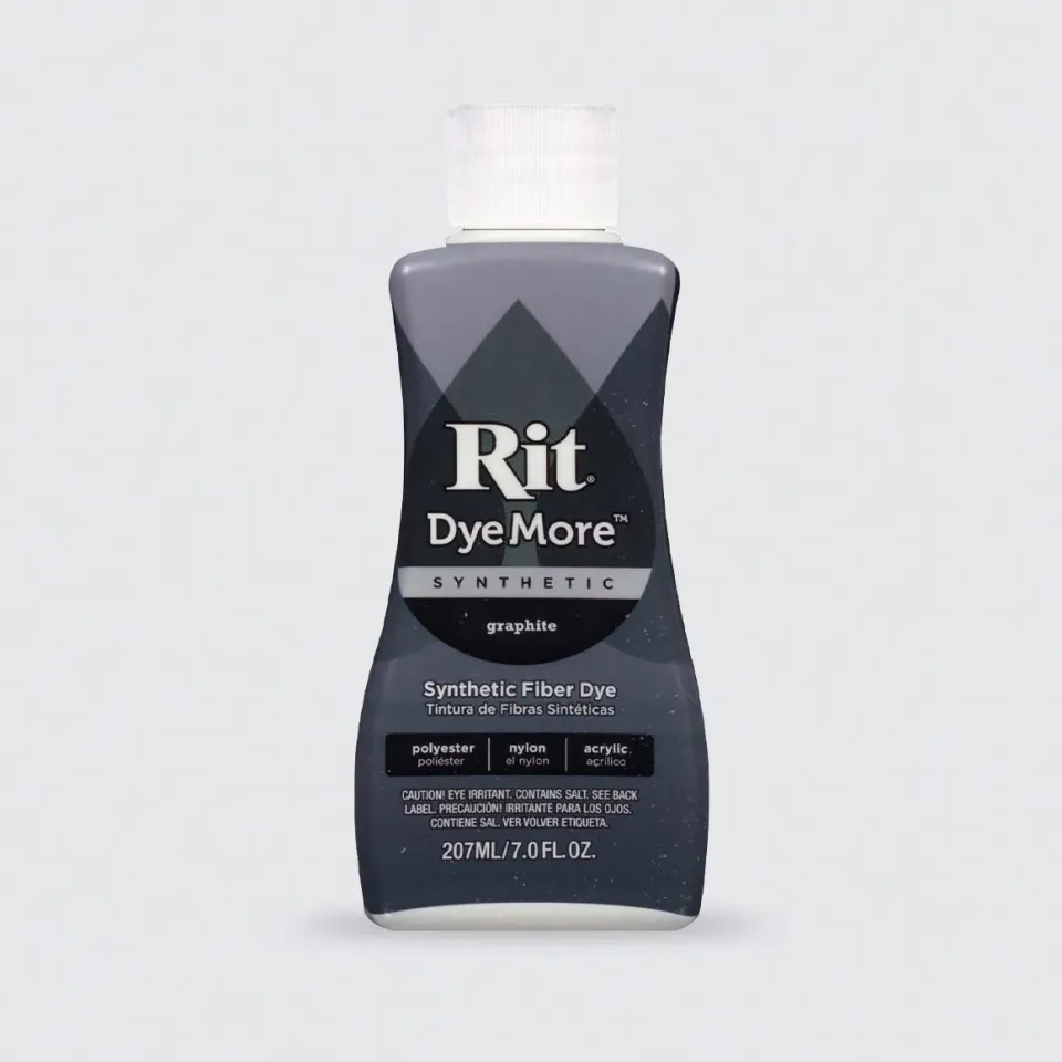 Rit DyeMore Graphite textielverf synthetisch grijs