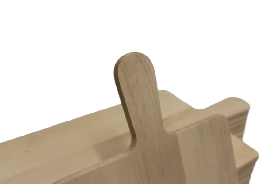 Astrid Brouwers kaasplank beukenhout handvat 30x20 cm