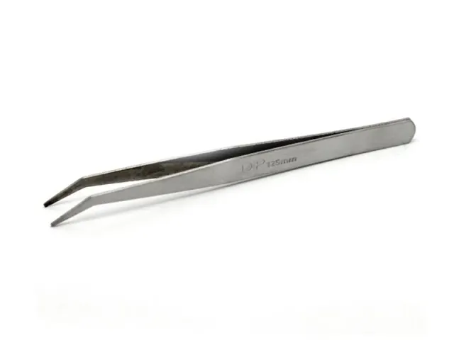 La Petite Epicerie pincet gebogen 125 mm rvs precisie