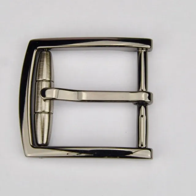 Leather House Gesp Zwart 35mm Per Stuk Gunmetal