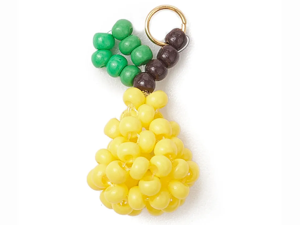 La Petite Epicerie peer bedel glasparels geel 30 mm