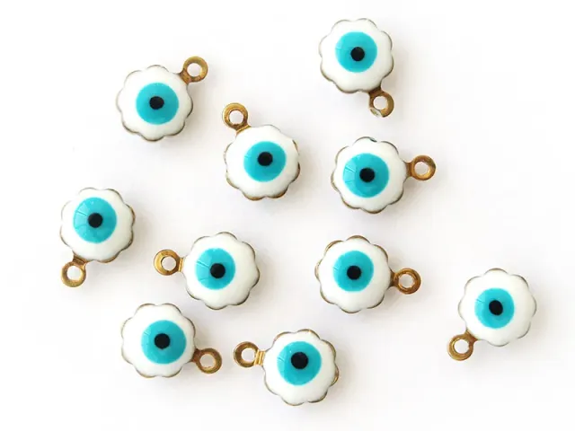 La Petite Epicerie nazar oog bedels messing 10 stuks