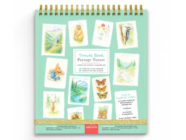 La Petite Epicerie Travel Book Paysage Nature aquarelboek