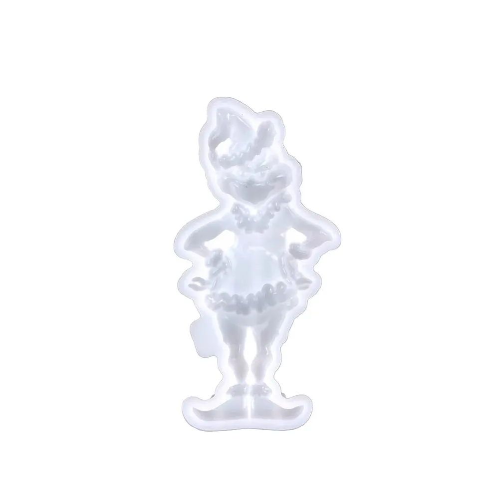 Bijounique X18 Grinch siliconen gietmal 15,3 cm