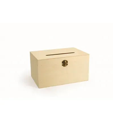 Astrid Brouwers Houten Kist Envelop Gleuf 24cm