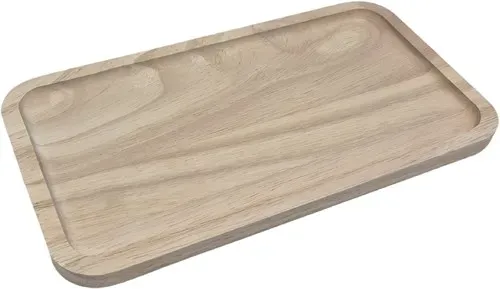 Astrid Brouwers dienblad klein rubberhout 26x14 cm