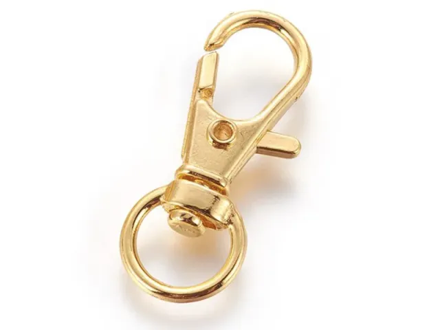 La Petite Epicerie musketonsluiting goud 30 mm per stuk