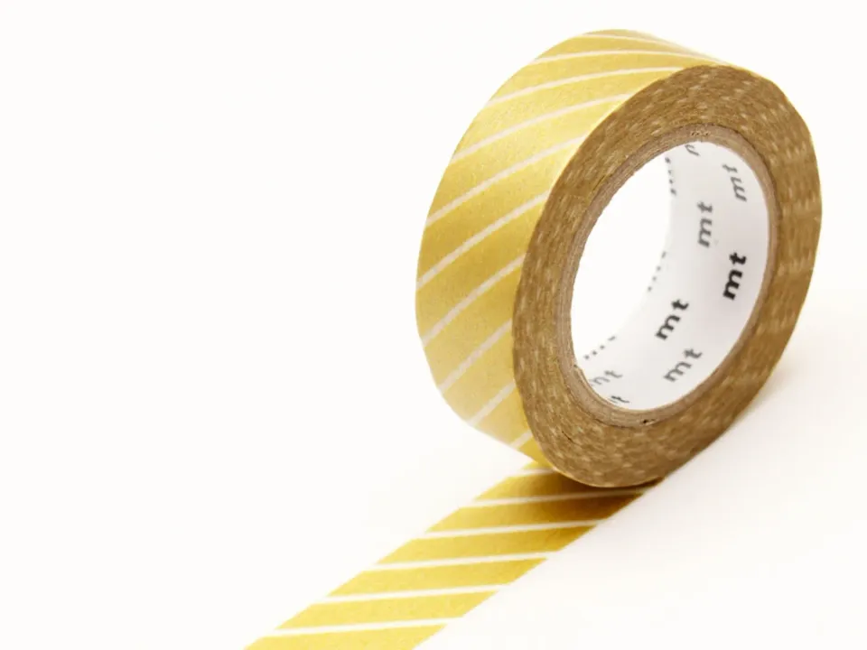 La Petite Epicerie Rayures Fines Dorées washi tape 15 mm x 7 m
