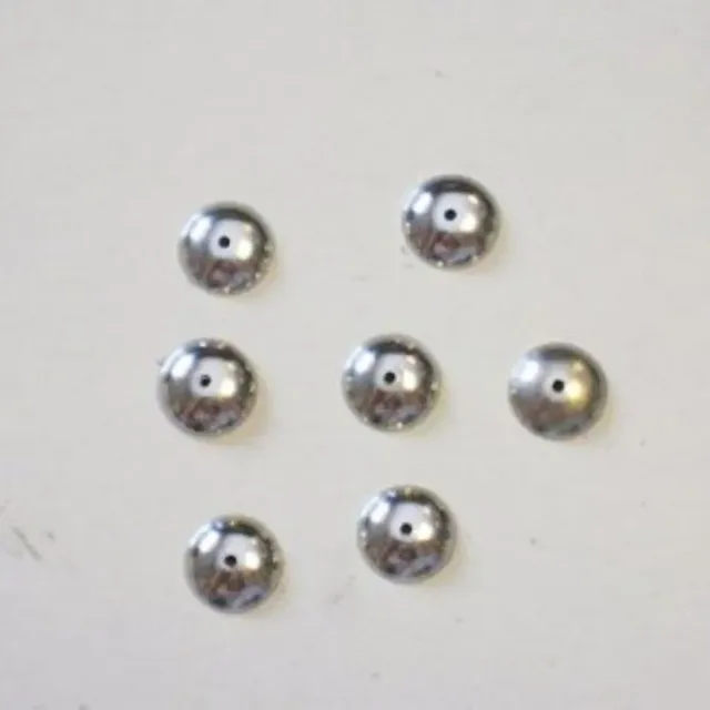 LTC-Leiden eindkapjes 8 mm zilverkleurig 8 stuks